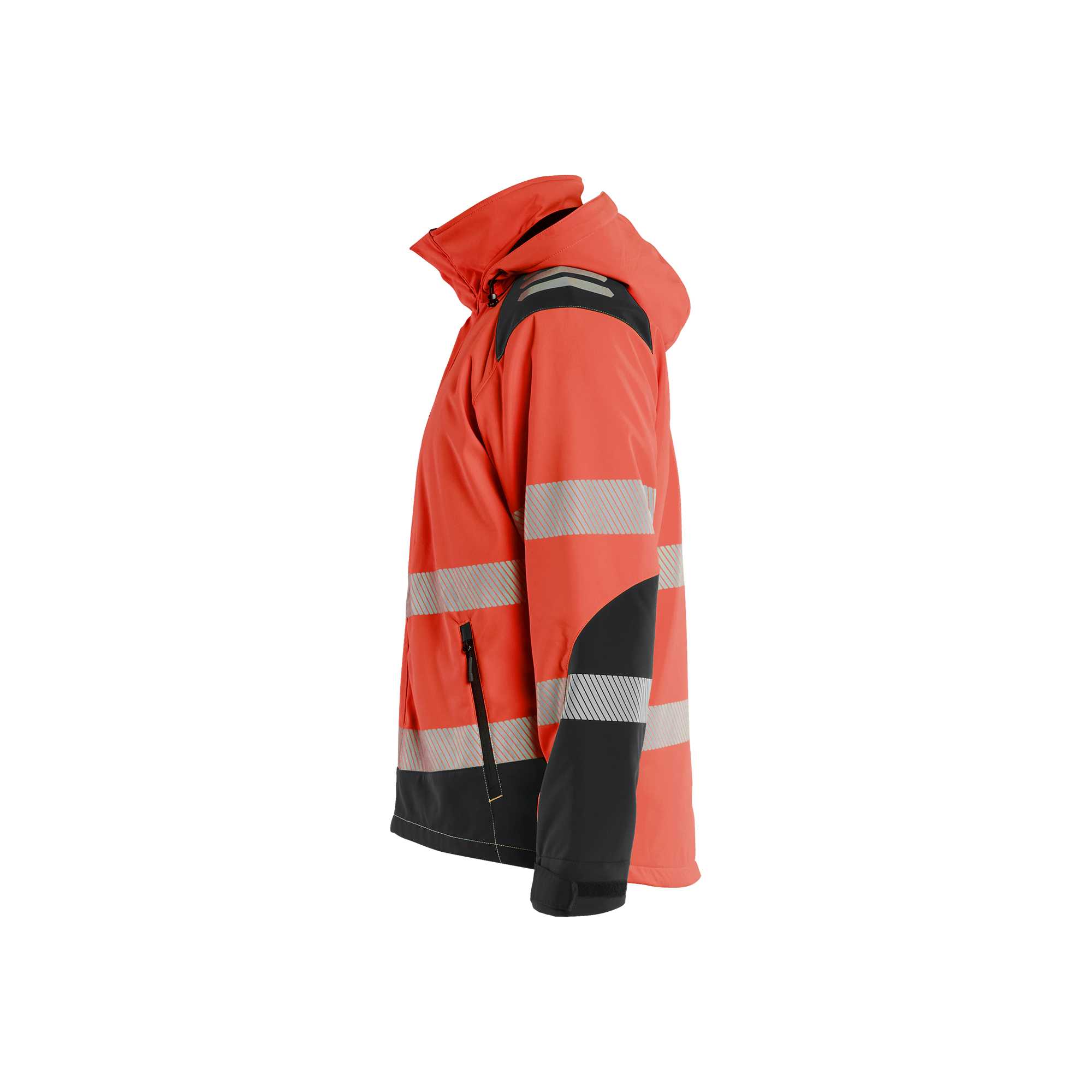 BLAKLADER 44002513 Hi vis Lightweight lined Winter Softshell Jacket Work Jacket MEN - Waterproof